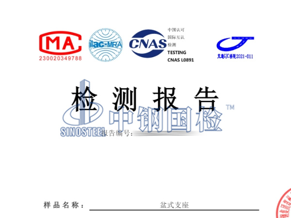 盆式支座检测报告