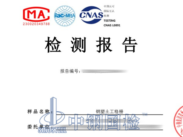 钢塑土工格栅检测报告