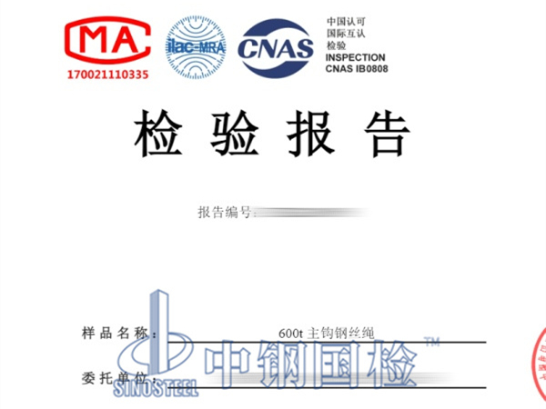 深圳钢丝绳检测第三方公司哪家好