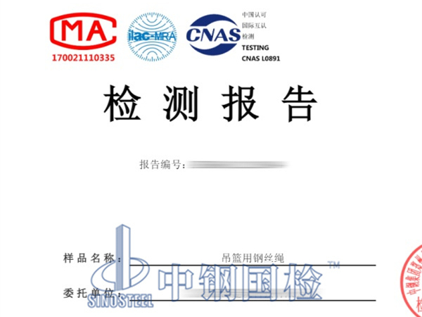 武汉电梯钢丝绳检测公司,国家钢丝绳检测中心